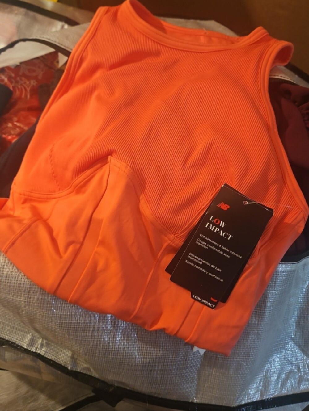 Bandier new balance low impact sports running tank top